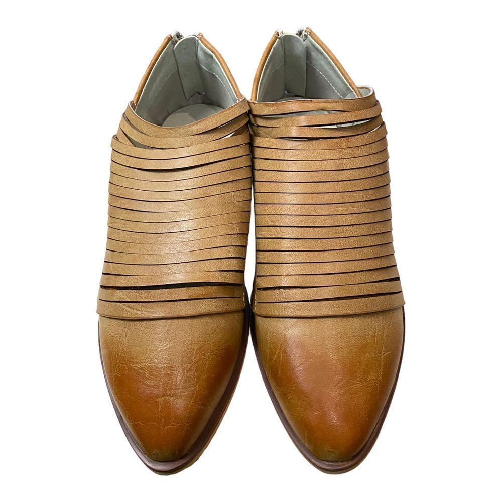 A Rider Girl Women's Beige Tan Fringed Pointed Toe Loafers NEW 36 6 - Picture 4 of 6